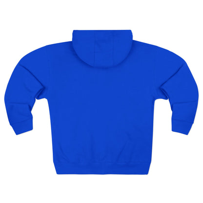 Brick Wall Academy Zip Hoodie — Vintage Collegiate School Spirit Jacket