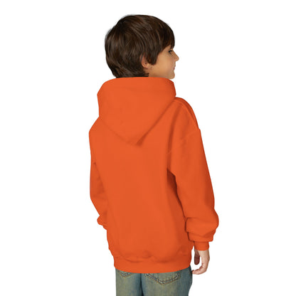 Youth Hoodie — “Quiet Crease. Loud Saves.” Soft Black Pullover for Young Goalkeepers