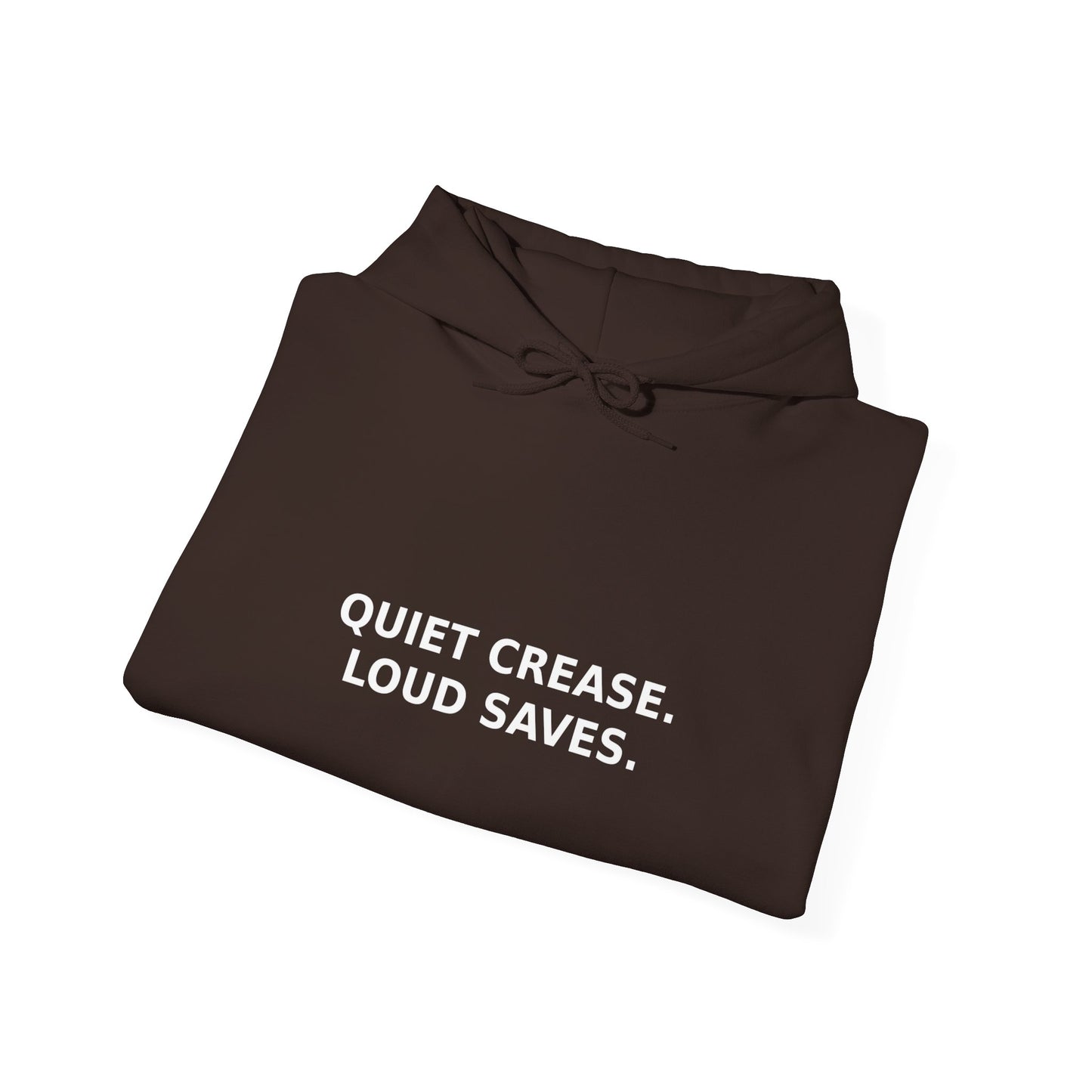 Quiet Crease. Loud Saves. Hoodie – Funny Insurance Agent Hoodie