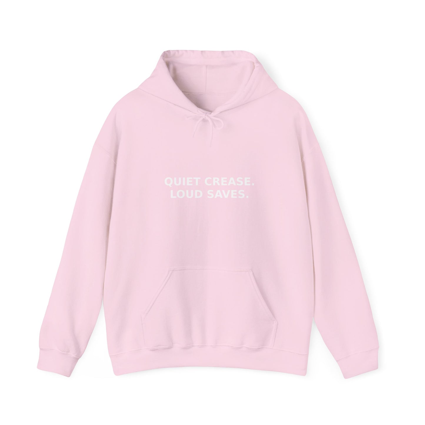 Quiet Crease. Loud Saves. Hoodie – Funny Insurance Agent Hoodie
