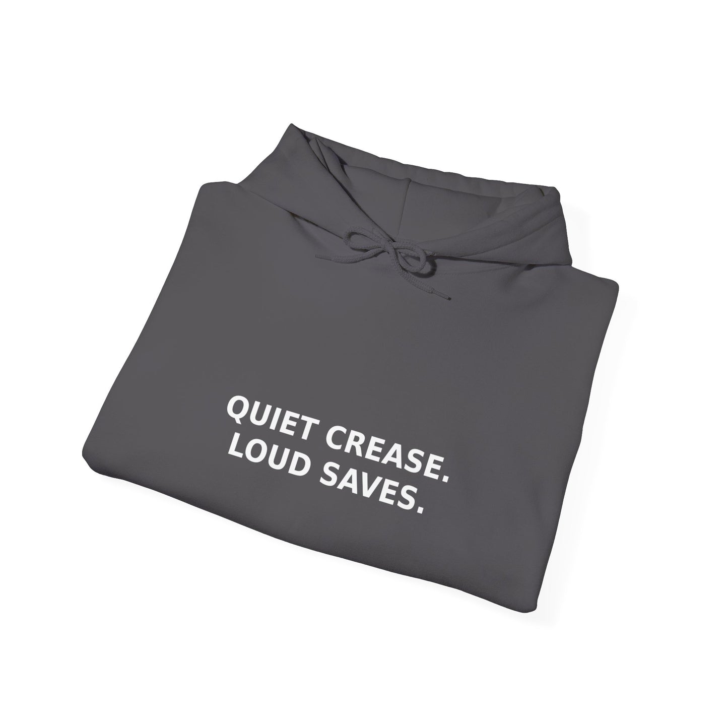 Quiet Crease. Loud Saves. Hoodie – Funny Insurance Agent Hoodie