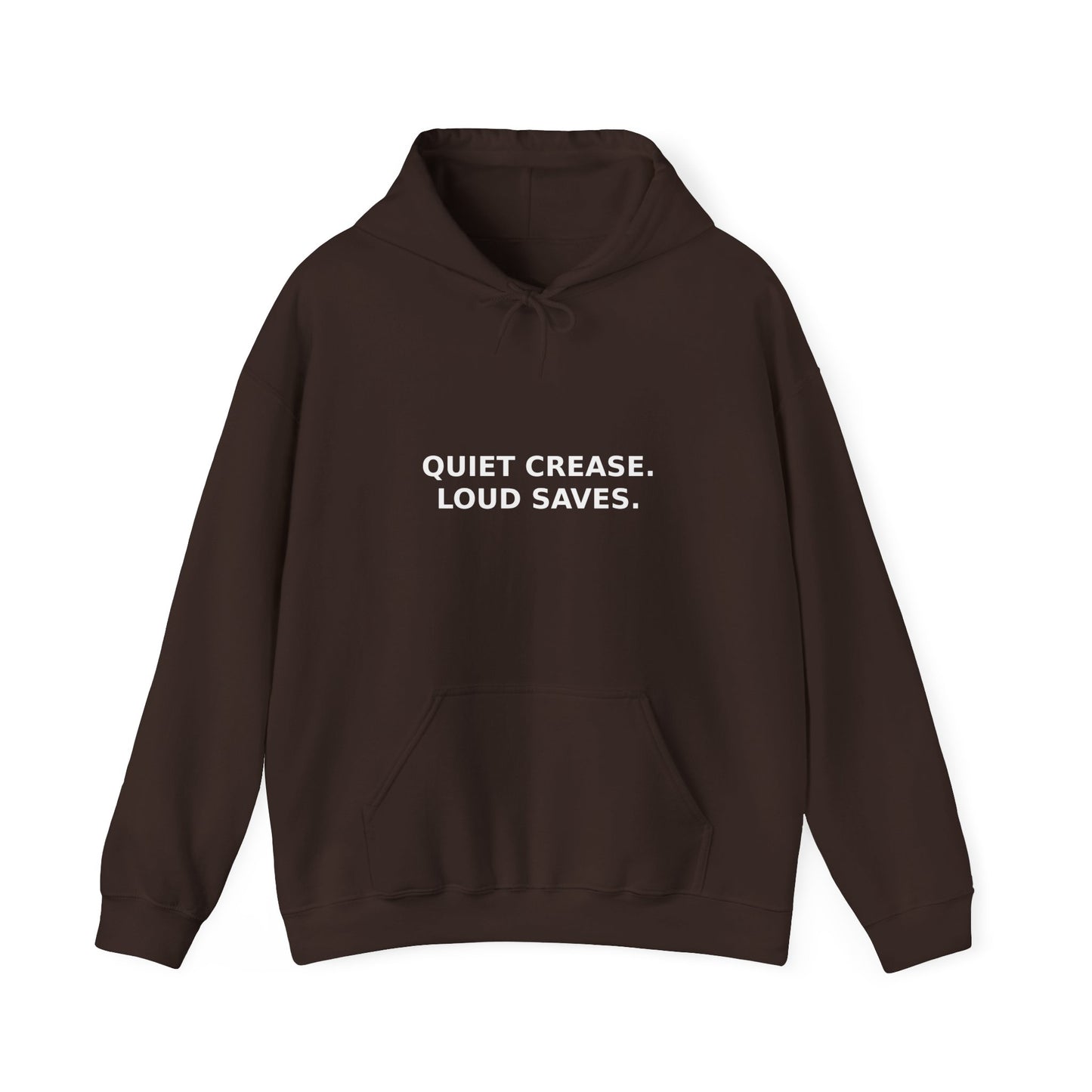 Quiet Crease. Loud Saves. Hoodie – Funny Insurance Agent Hoodie
