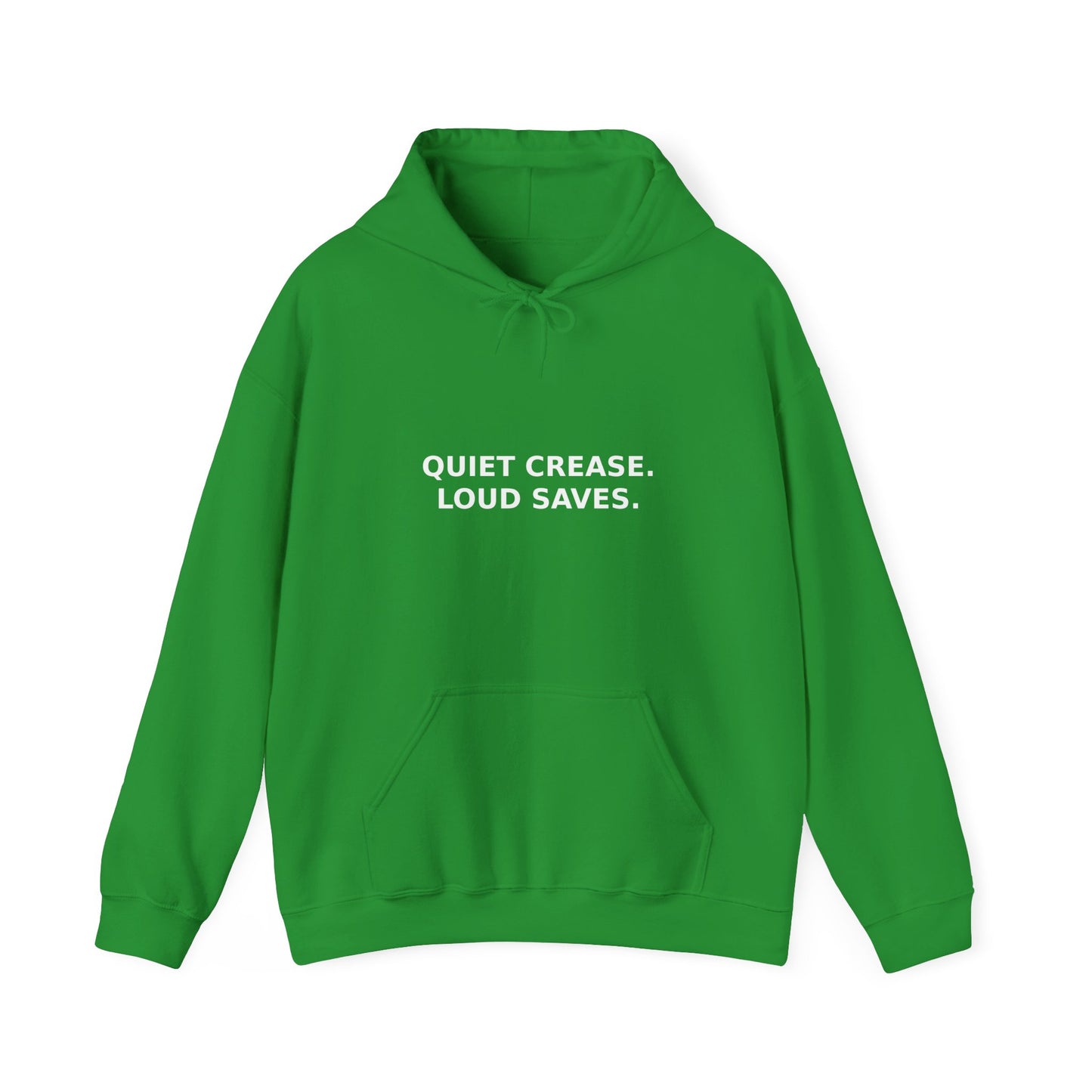 Quiet Crease. Loud Saves. Hoodie – Funny Insurance Agent Hoodie