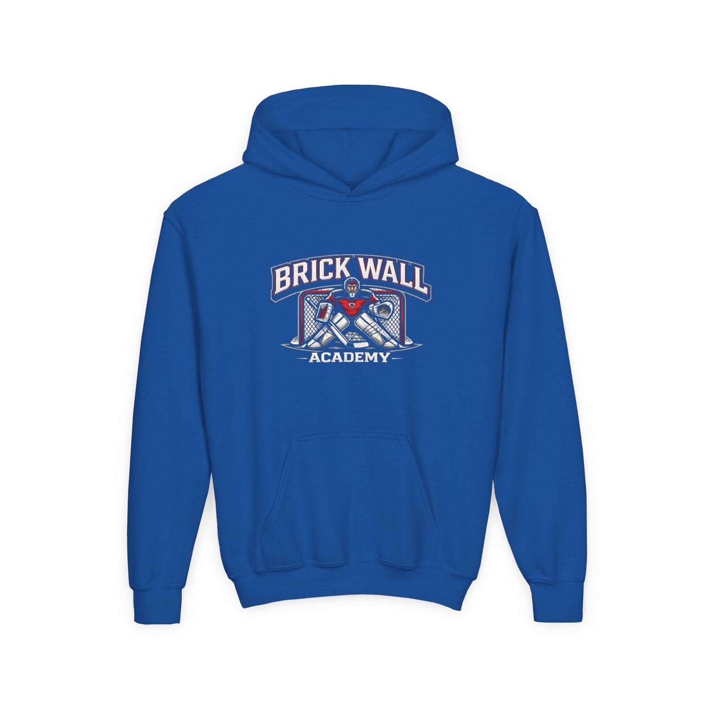 Brick Wall Youth Hoodie — Vintage Skate Graphic Pullover for Kids