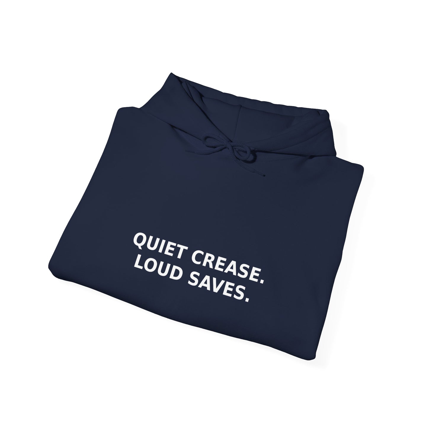 Quiet Crease. Loud Saves. Hoodie – Funny Insurance Agent Hoodie