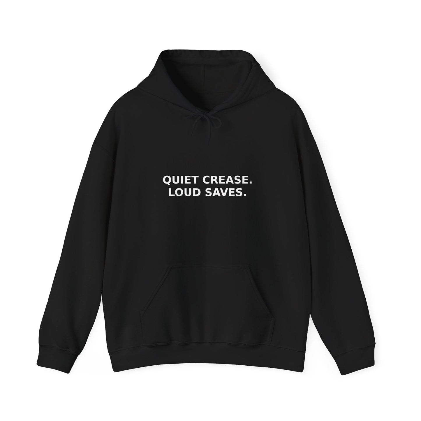 Quiet Crease. Loud Saves. Hoodie – Funny Insurance Agent Hoodie