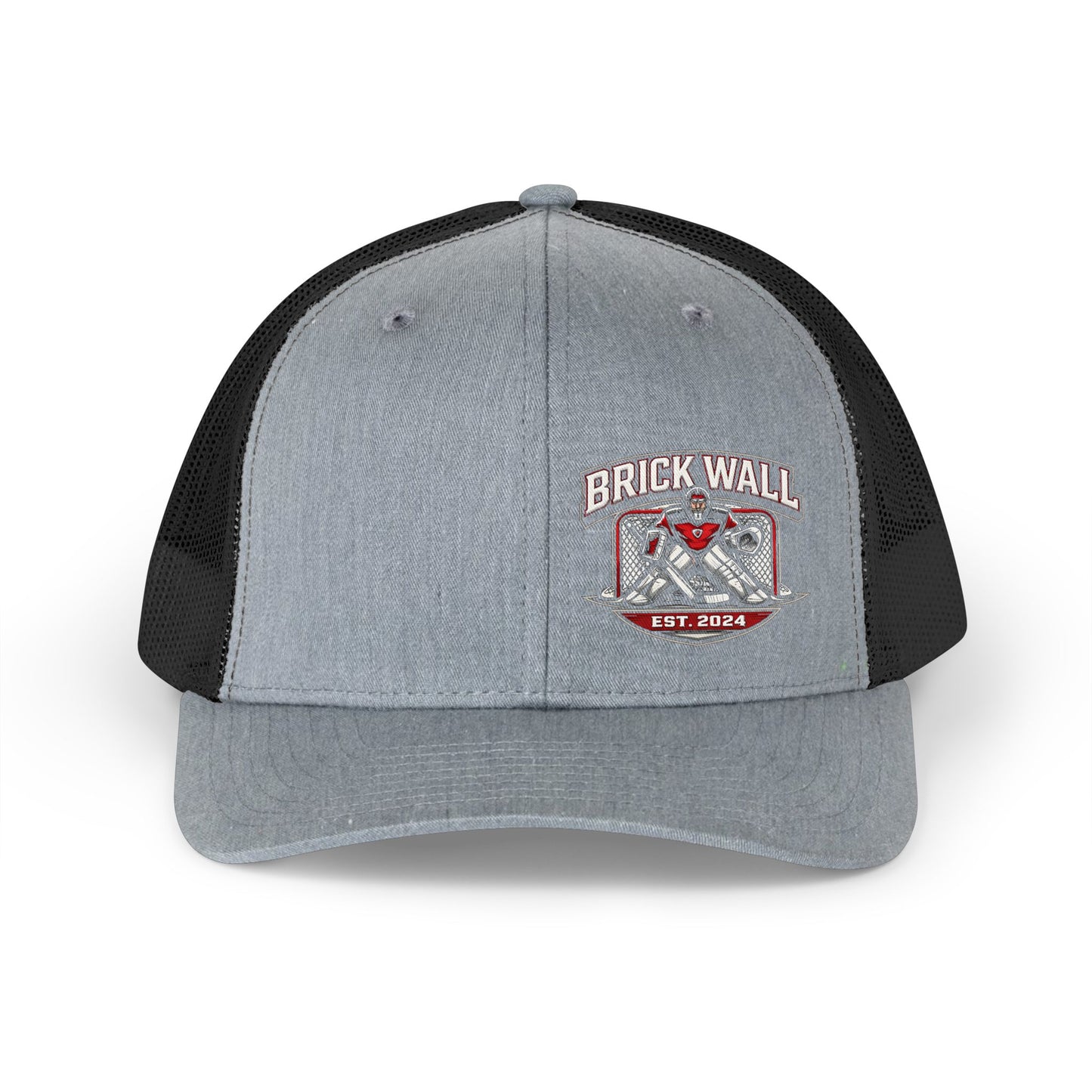 Brick Wall Retro Trucker Hat – Vintage Masonry Logo Cap