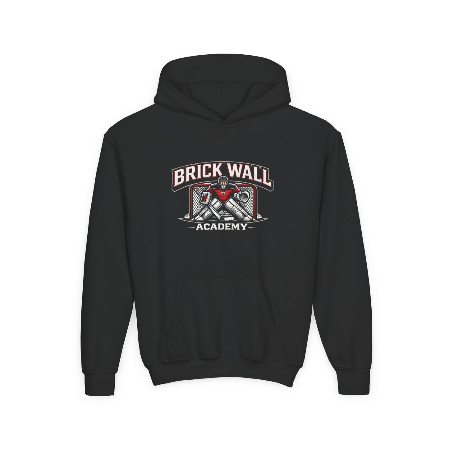 Brick Wall Youth Hoodie — Vintage Skate Graphic Pullover for Kids