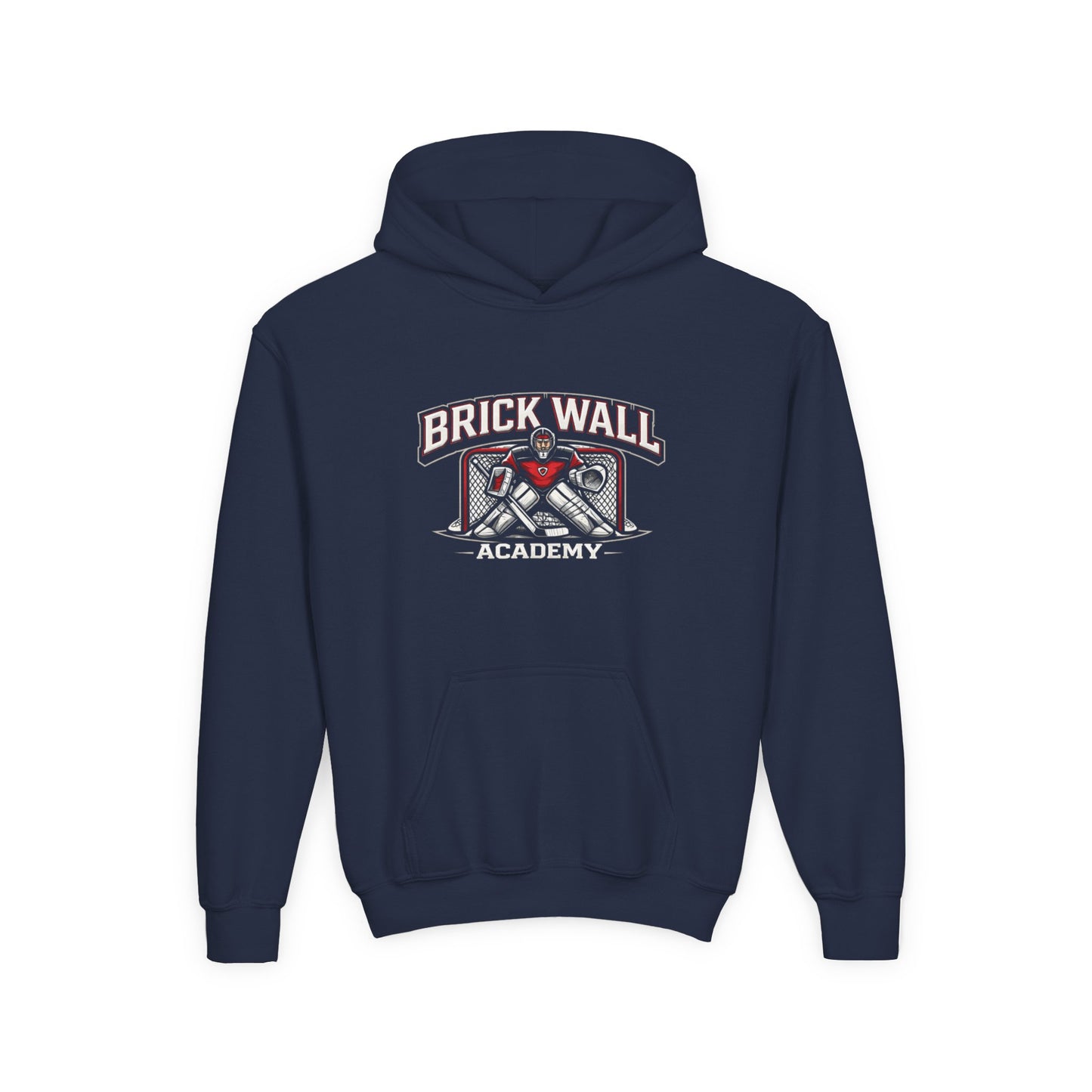 Brick Wall Youth Hoodie — Vintage Skate Graphic Pullover for Kids