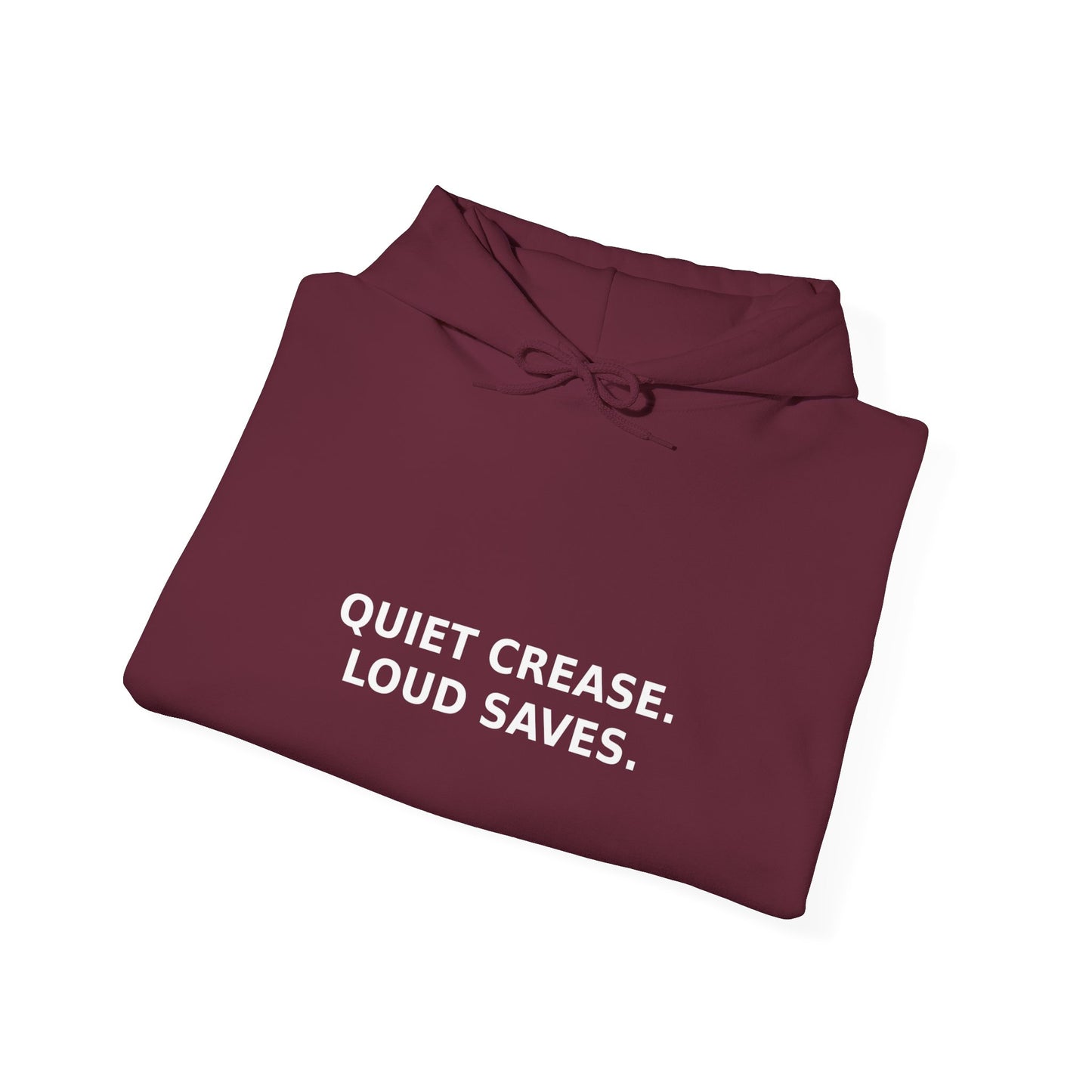 Quiet Crease. Loud Saves. Hoodie – Funny Insurance Agent Hoodie