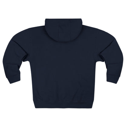 Brick Wall Academy Zip Hoodie — Vintage Collegiate School Spirit Jacket