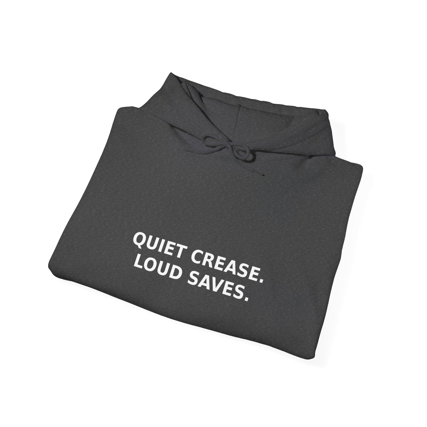 Quiet Crease. Loud Saves. Hoodie – Funny Insurance Agent Hoodie