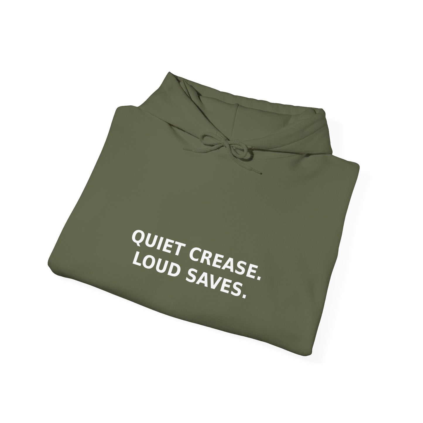 Quiet Crease. Loud Saves. Hoodie – Funny Insurance Agent Hoodie