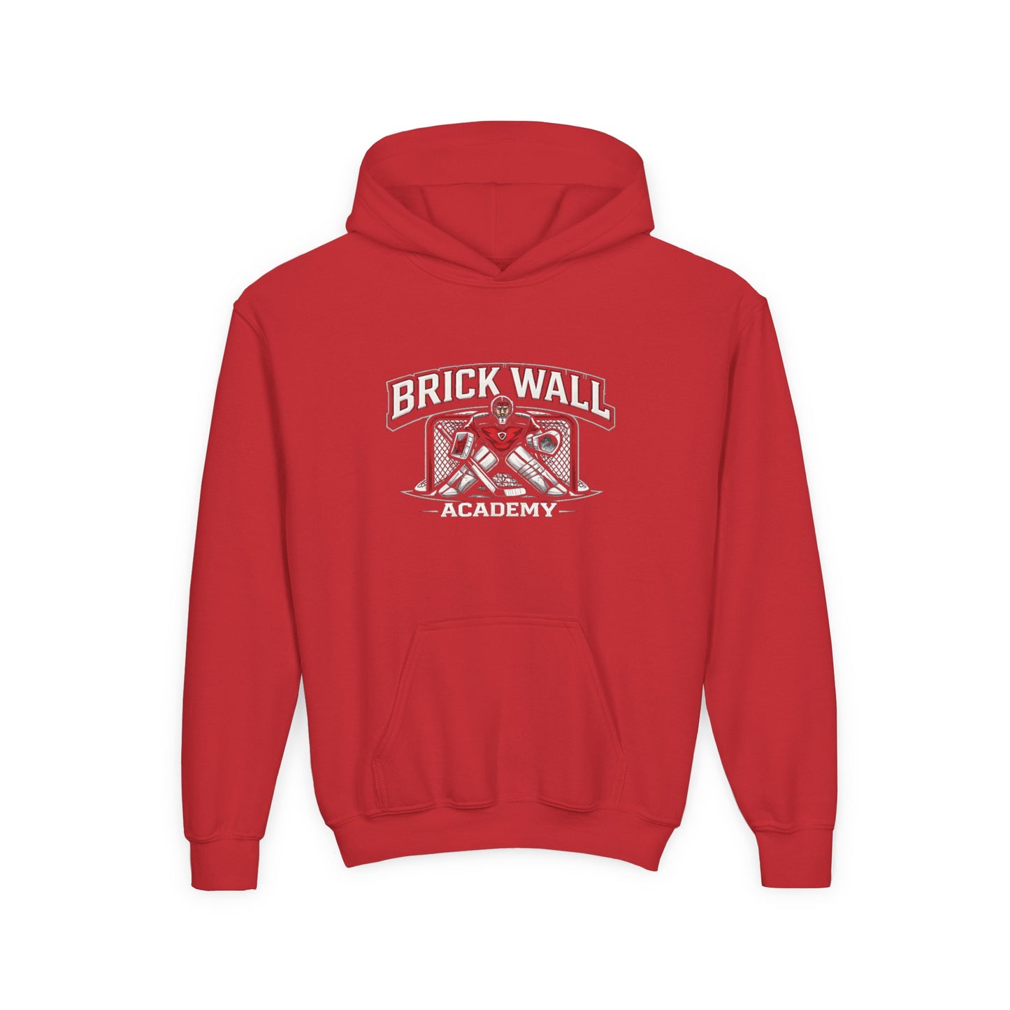 Brick Wall Youth Hoodie — Vintage Skate Graphic Pullover for Kids