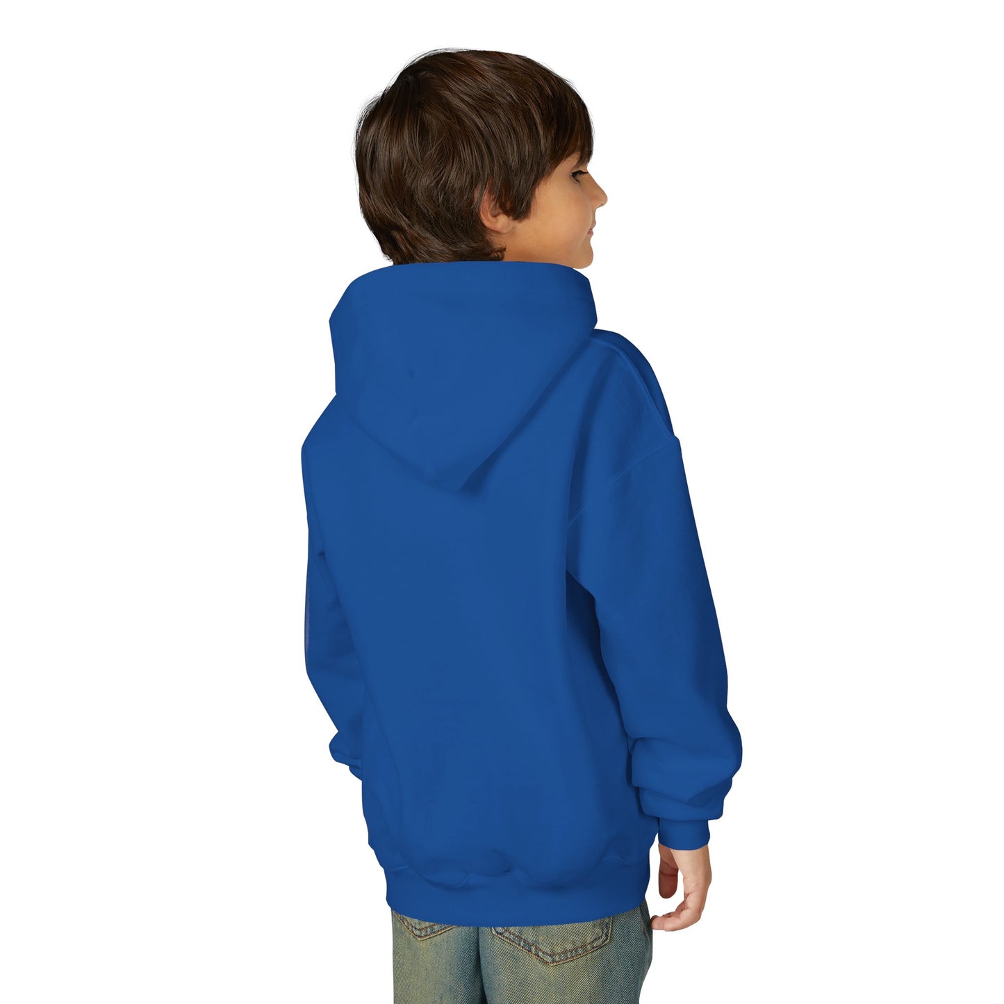 Youth Hoodie — “Quiet Crease. Loud Saves.” Soft Black Pullover for Young Goalkeepers