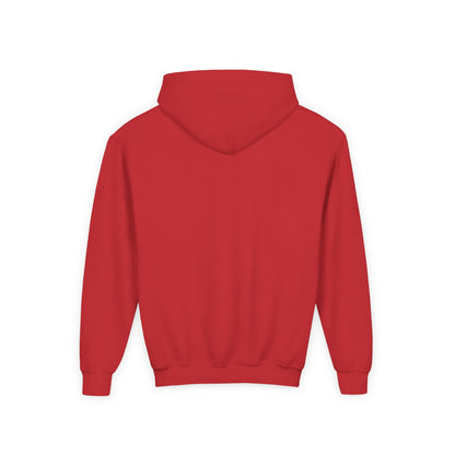Youth Hoodie — “Quiet Crease. Loud Saves.” Soft Black Pullover for Young Goalkeepers